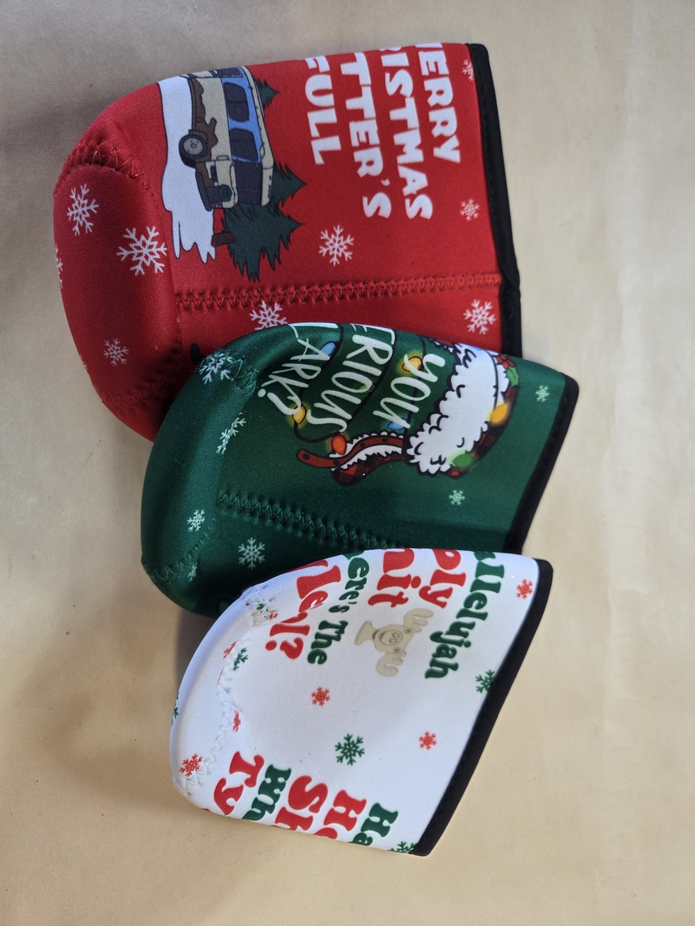🍍Christmas Vacation Coffee/Tumbker 3 Pk  Koozies